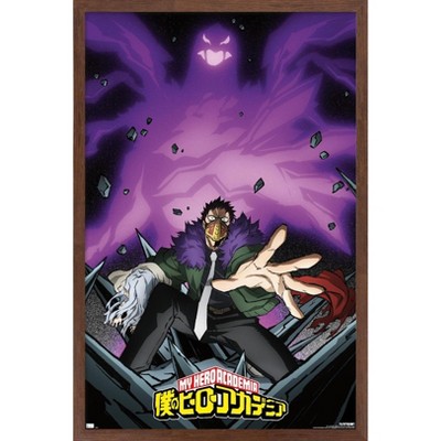 Trends International My Hero Academia: Season 6 - Teaser Key Art Framed  Wall Poster Prints Mahogany Framed Version 22.375 X 34 : Target