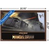 Trends International Star Wars: The Mandalorian Season 2 - TIE Fighter Battle Framed Wall Poster Prints - 3 of 4