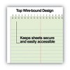 Universal Steno Pads Gregg Rule Red Cover 6" x 9" 80 Green-tint Sheets - 6 pads - 4 of 4