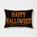 Falloween 'Happy Halloween' Lumbar Pillow - Hyde & EEK! Boutique™