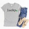 The Juniper Shop Lucky Typewriter Clover Youth Short Sleeve Tee - 4 of 4