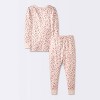 Toddler Girls' 2pc Long Sleeve Smooth Jersey Snug Fit Pajama Set - Cloud Island™ - 2 of 4