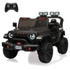 24V Kids Ride On Car, 4WD Electric Vehicle Truck with Remote Control, Ride On Truck with 3 Speeds, Led Lights, Bluetooth, for Boys Girls 3-10 - 2 of 4