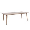 COWLOWN Aluminum Outdoor Dining Table for 8 People, Patio Furniture Table with Umbrella Hole, All-Weather Teak Look for Porch, Lawn, Backyard - 4 of 4