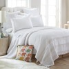 Casita White Quilt and Pillow Sham Set - Levtex Home - 2 of 4