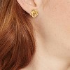 Stellar Button Earrings - A New Day™ Gold - image 2 of 3