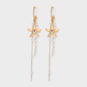 Starfish Tassel Hoop Earring - Wild Fable™ Gold - 1 of 3