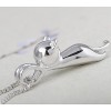 Sterling Silver Cat Necklace for Women - Dainty Gold Plated Choker, Trendy Gift for Her - 4 of 4