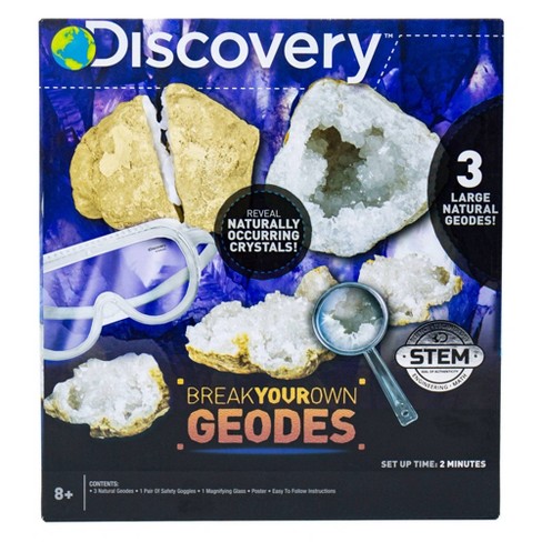 World Of Science Make Your Own Geodes Geology Set For Children ~ Colour Vary 
