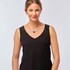 Ross-Simons 7.25 Carat Simulated Sapphire and 6.22 ct. t.w. CZ Heart Necklace in Sterling Silver - 2 of 3