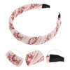 Unique Bargains Women's Fashion Elegant Pleated Headband 6.10"x5.12" Pink 1 Pc - image 2 of 4