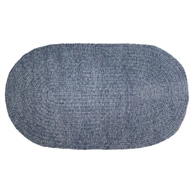 Chenille Solid Collection 100% Polyester Reversible Indoor Area Utility Rug - Better Trends