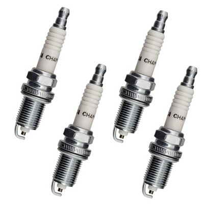 Champion 4 Pack of Genuine OEM (318S) Spark Plugs - RC12MC4-4PK