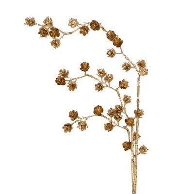 Elegant Gold Pine Cone 17'' Artificial Holiday Tabletop Arrangement