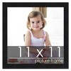 PosterPalooza | Square Simple Black Picture Frame - UV Acrylic, Foam Board Backing, Hanging Hardware - 2 of 4