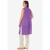 Woman Within Plus Size Lightweight Linen Vest - 3 of 4