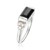 Ross-Simons Onyx Ring With 1.5-2mm Cultured Pearls in Sterling Silver - 3 of 4