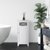 Teamson Home Dawson Freestanding Slim Floor Cabinet, White - 3 of 4