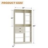 Besiost 40'' Freestanding Closet System with 10 Shelves, Closet Organizer - 3 of 4