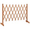 vidaXL Garden Trellis Fence Orange 59.1"x31.5" Solid Firwood - 2 of 4