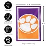 Evergreen Flag, DS New Burlap, Reg, Clemson University - 2 of 4