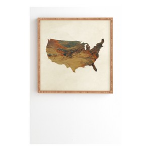 Chelsea Victoria Wild Wild West States Framed Wall Art 20" x 20" - Deny Designs: Canyon & Desert Imagery, Hardwood Frame - 1 of 4