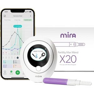 Mira Max Fertility Monitor & Ovulation Test Strips Kit, Track LH, PdG & E3G Hormones from Home - 1 of 4