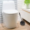 Ceramic Dome Toilet Brush and Holder Black - Bath Bliss - image 2 of 4