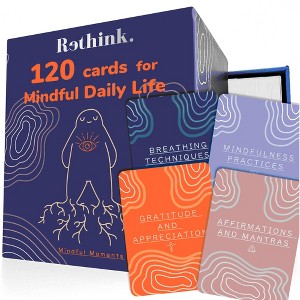 120 Meditation Cards - Anxiety Relief Items Affirmation Cards for Mental Health - Calming Self Care for Women - Perfect Mindfulness for Young & Adult - 1 of 4