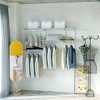Tangkula Custom Closet Organizer Kit 3 to 5 FT Wall-mounted Closet System w/Hang Rod - 4 of 4