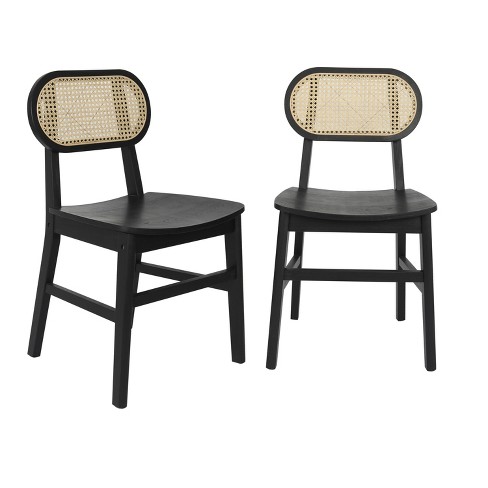 Cane webbing best sale dining chairs