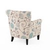 Mid-Century Club Chair Armchair with Leather for living room-Christopher Knight Home - 3 of 4