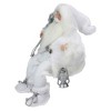 Northlight Winter Ready Sitting Santa Claus Christmas Figure with Lantern - 16" - White - 2 of 4