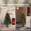VINGLI 4ft Pre-lit Artificial Christmas Tree, 80 Warm White Lights, 211 Tips, Tabletop & Indoor Holiday Decor - 3 of 4