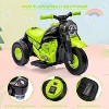 Ride-On Bubble Motorcycle for Kids, 6V Electric 3-Wheel Toy with Light, Music & Bubble Maker - 4 of 4