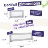 ComfyBumpy Bed Rail for Toddlers, 1 Pack Bed Rails for Twin, Full & Toddler Bed Size,  Baby Bed Side Rail for Kids - 4 of 4