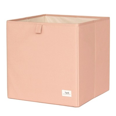 3 Sprouts Recycled Fabric Storage Cube - 13" - Solid Clay