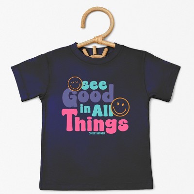 The Juniper Shop SmileyWorld See Good In All Things Toddler Short Sleeve Tee