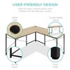 Best Choice Products 94.5in Modular L-Shaped Desk, Corner Workstation, 2-Person Study Table for Home, Office - image 4 of 4