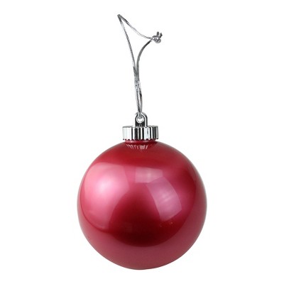 Northlight 3ct Battery Operated LED Lighted Shatterproof Christmas Ball Ornaments Red - 6"