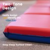 ECR4Kids Premium Folding Rest Mat, 3-Section, 2in, Blue/Red, 5 - 4 of 4