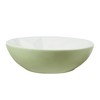 16" Round Ceramic Vessel Bathroom Sink – Modern Textured Interior Bowl Design - 3 of 4
