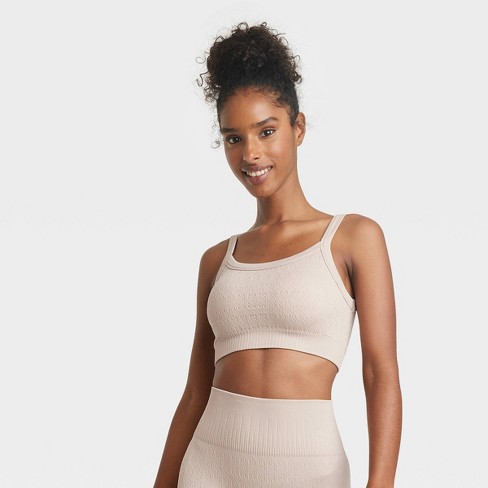 Women's Textured Seamless Bra - Joylab™ Silver L : Target