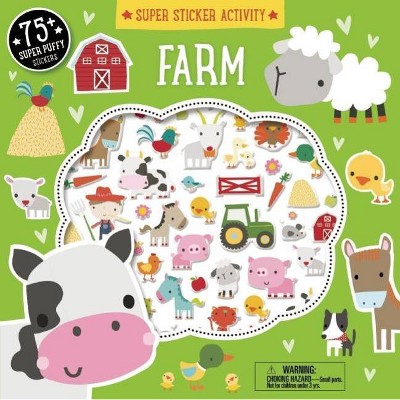 Super Sticker Activity: Farm - (Paperback)