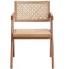 Velentina Rattan & Natural Finish Arm Chair (Set of 2) - 4 of 4
