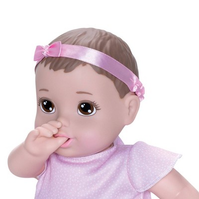 Perfectly Cute 14&#34; Girl Baby Doll - Light Brown Hair, Brown Eyes