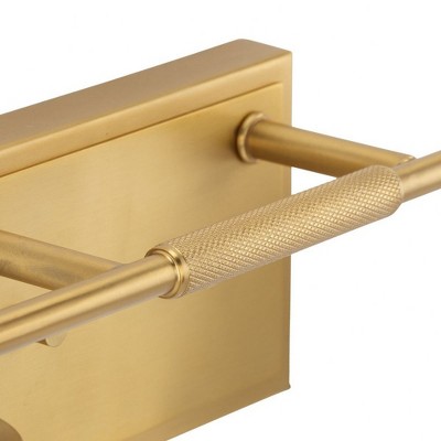 Spenser Brushed Gold and Opal Glass 4-Light Vanity Fixture