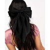 Jessie's Wig Black/Pink Bows for Women Girls Hair Clips Satin Bows Ribbon Accessories Birthday 1 Piece/Pack - 2 of 4