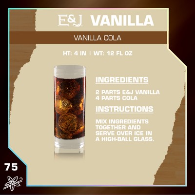 E&J Flavored Vanilla Brandy - 750ml Bottle