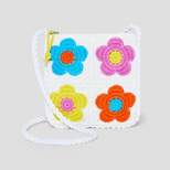 Girls' Crochet Flower Crossbody Bag - Cat & Jack™